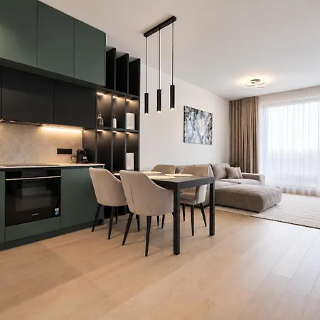 Zaha Hadid'S Sky Park Apartment With Balcony & Garage Parking * Bratislava